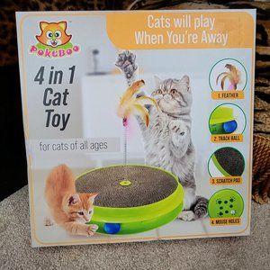 Cat Toy 4 In One Bran New In Box...